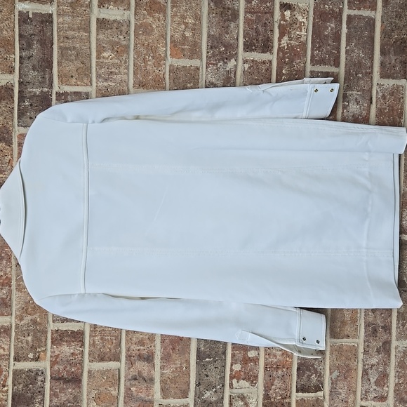 Diane von Furstenberg white front pockets mini dress Size 0 - Picture 5 of 6